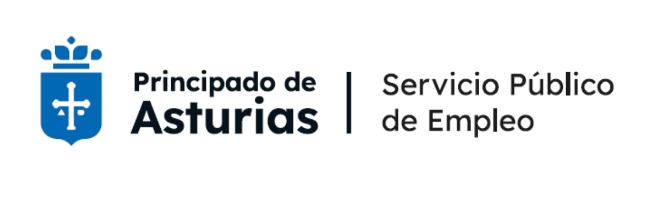 Logo servicio público de empleo del Principado de Asturias