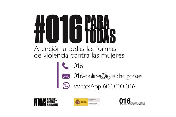 Cartel Información violencia contra las mujeres